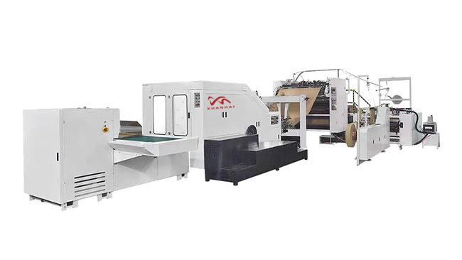 Twisted Handle Shopping Paper Bag Making Machine
