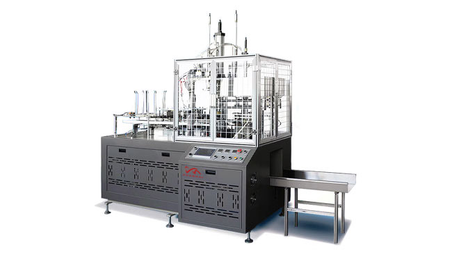 ZF-B 1 2 Grids Paper Food Lunch Box Making Machine