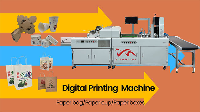 CMYK Full color digital printing machine