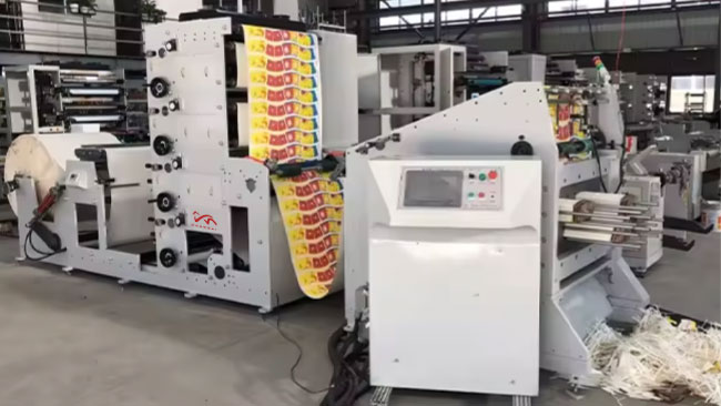 Máquina de impresión y perforación de vasos de papel en forma de abanico