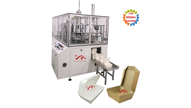 BC-CHJ-6C Kraft Paper Lunch Box Forming Machine 