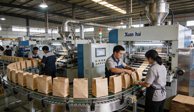 V bottom paper bag making machine